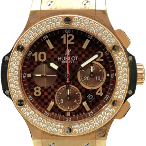 ウブロ ビッグ・バン カプチーノゴールド ダイヤモンド 301.PC.1007.RX.114