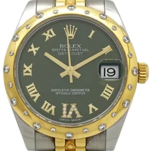 ロレックス デイトジャスト 178343 グリーン