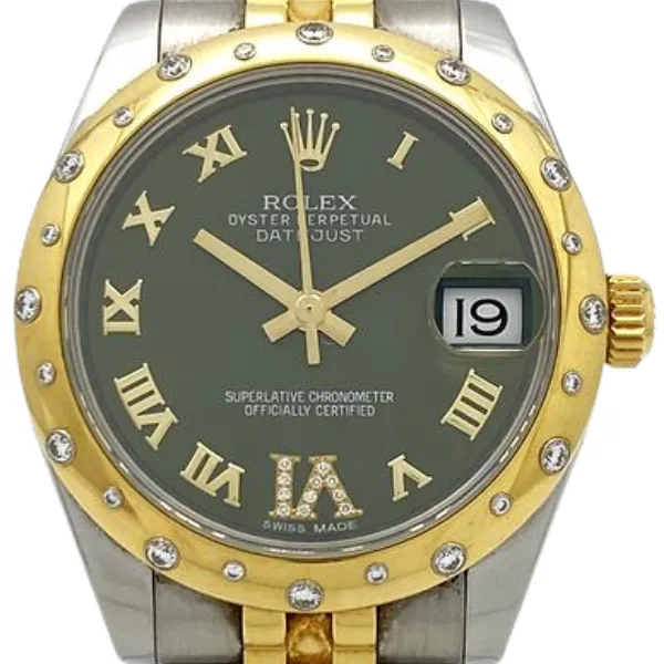 ロレックス デイトジャスト 178343 グリーン