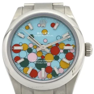 ロレックス オイスターパーペチュアル 277200 ブルー セレブレーションモチーフ