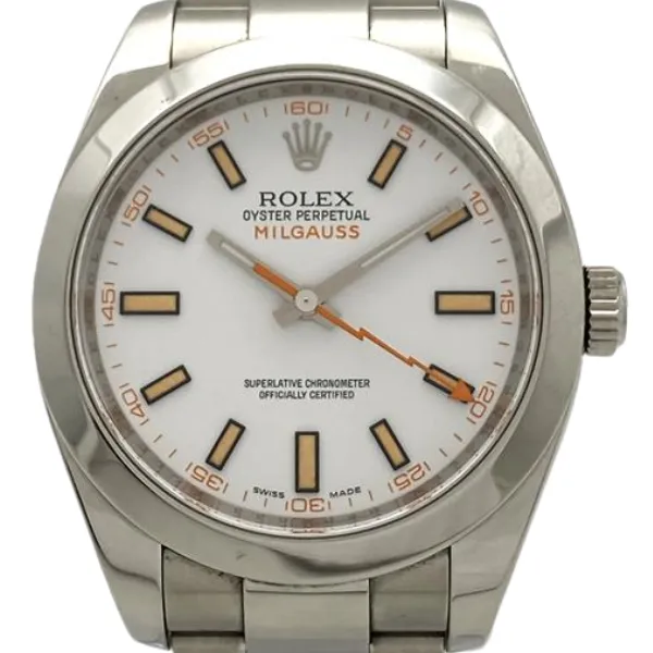 ロレックス ミルガウス 116400 ホワイト