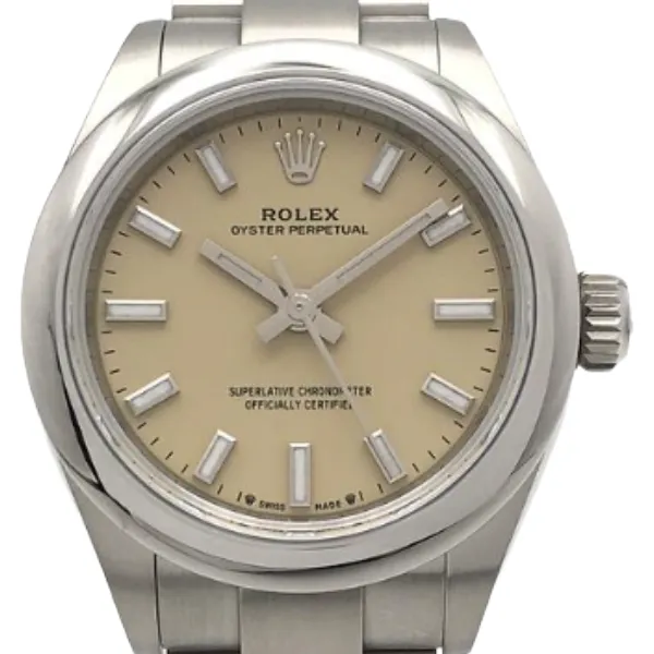 ロレックス オイスターパーペチュアル 276200 ベージュ