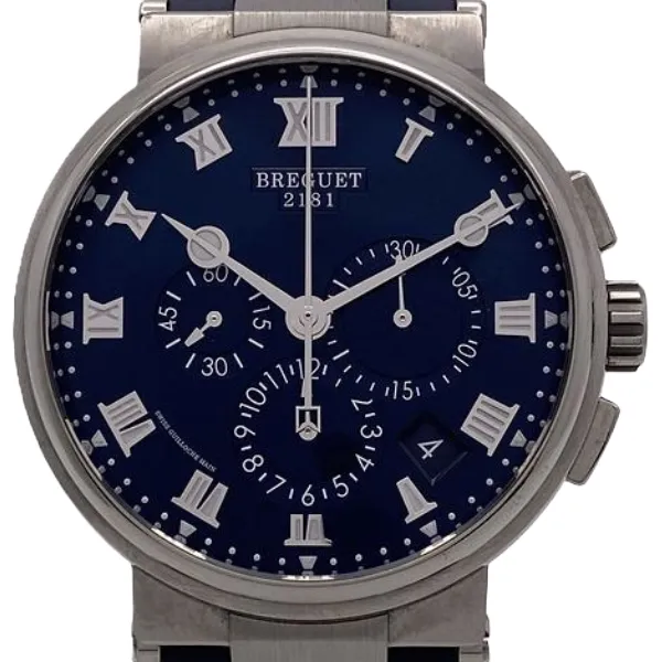 ブレゲ マリーン クロノグラフ 5527TI/Y1/5WV