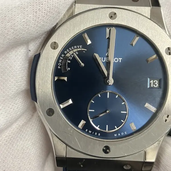 ウブロ　クラシック・フュージョン　パワーリザーブ　8デイズ