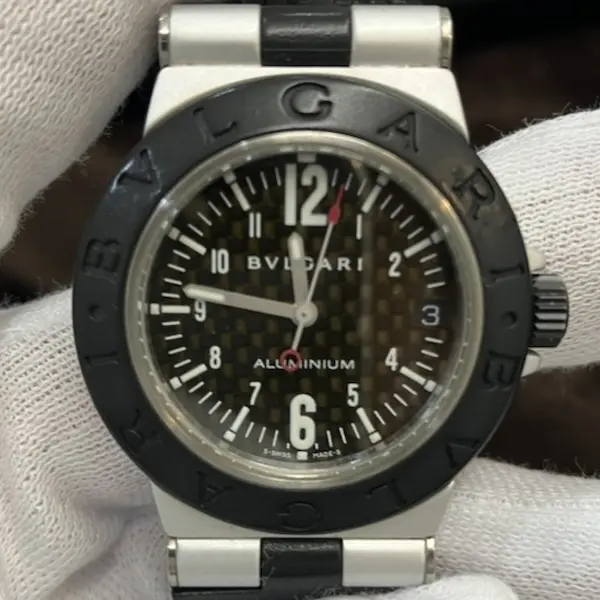 ブルガリ　アルミニウム　腕時計