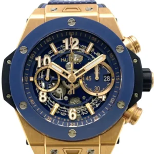 ウブロ ビッグバン ウニコ キングゴールド ブルーセラミック 421.OL.5180.RX