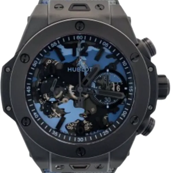 ウブロ ビッグバン ウニコ オールブラック ブルーカモ 421.CI.0190.RX.JCAM