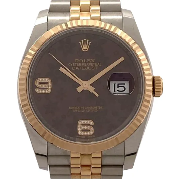 ロレックス デイトジャスト 116231 ブラウン