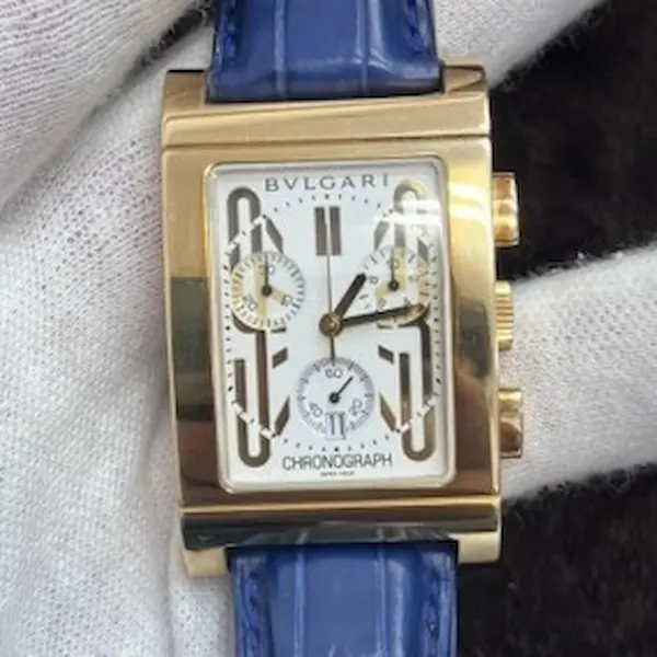 ブルガリ　レッタンゴロ　クロノグラフ　RTC49G