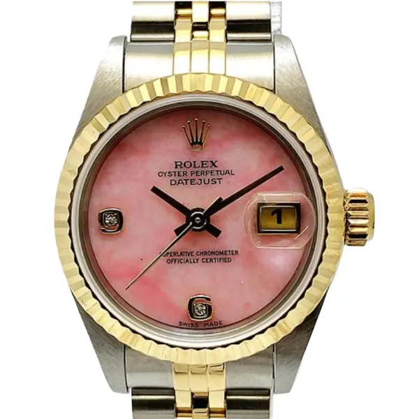 ロレックス デイトジャスト 69173 2BR ピンク