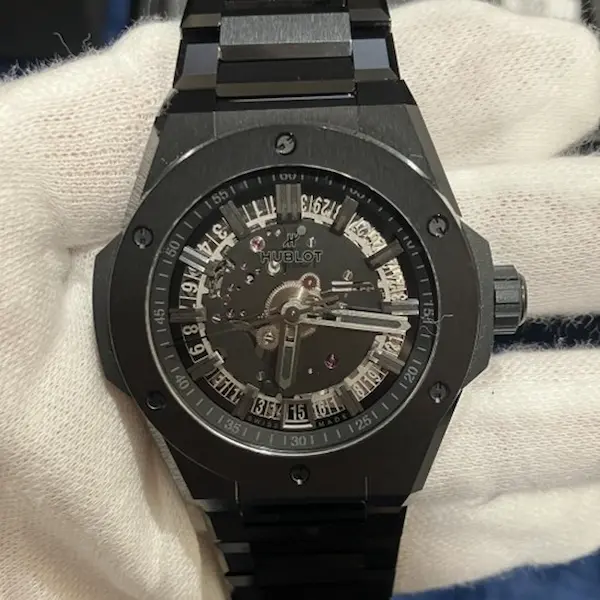 ウブロ　ビッグバン インテグレーテッド タイムオンリー オールブラック　456.CX.0140.CX