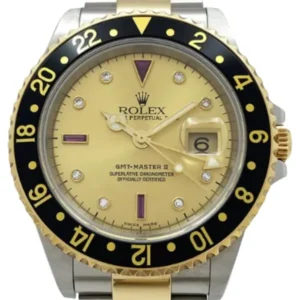 ロレックス GMTマスターⅡ 16713RG ゴールド