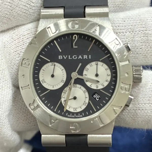 ブルガリ　ディアゴノ　スポーツ　クロノグラフ