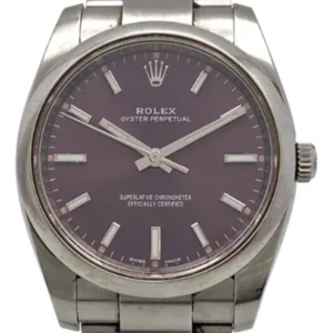 ロレックス オイスターパーペチュアル 114200 パープル