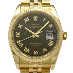 ロレックス デイトジャスト 116238 ブラック サンビーム