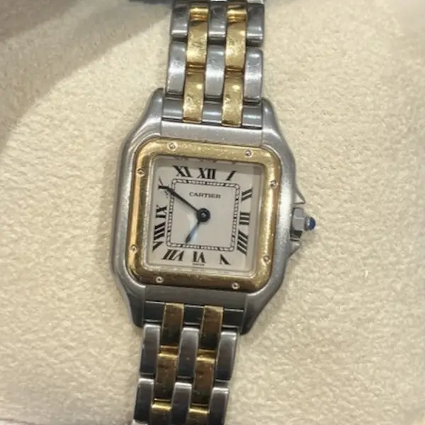 カルティエ　パンテールSM　2ロウ　W25029B6