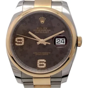 ロレックス デイトジャスト 116201 ブラウン