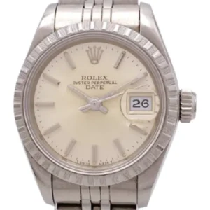 ロレックス オイスターパーペチュアルデイト 69240 シルバー