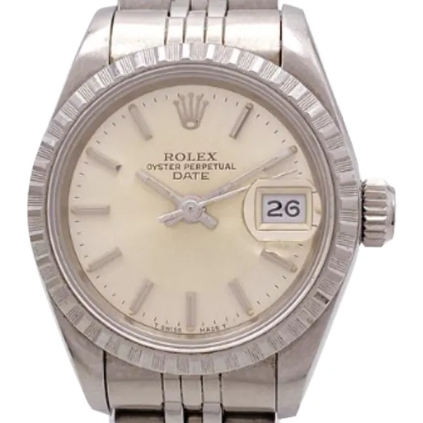 ロレックス オイスターパーペチュアルデイト 69240 シルバー
