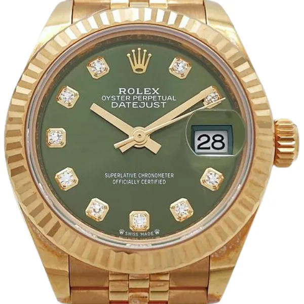 ロレックス デイトジャスト 279175G グリーン