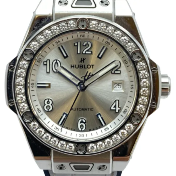 ウブロ ビッグ・バン ワンクリック モノクローム スチール ダイヤモンド 485.SX.4310.LR.1204.JPN