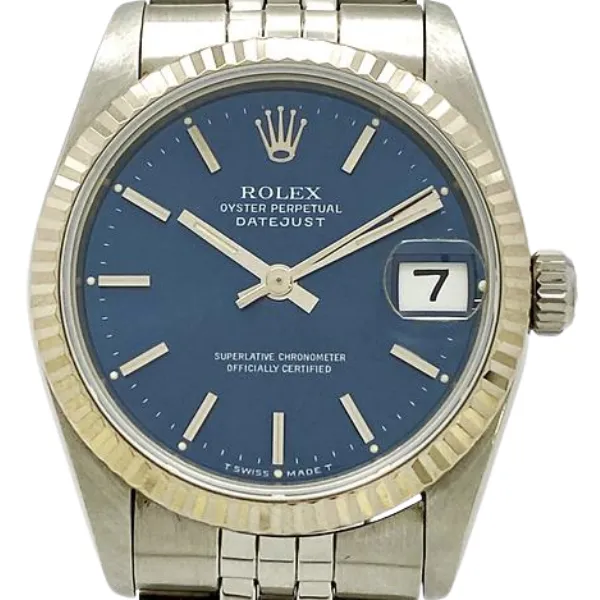 ロレックス デイトジャスト 68274 ブルー