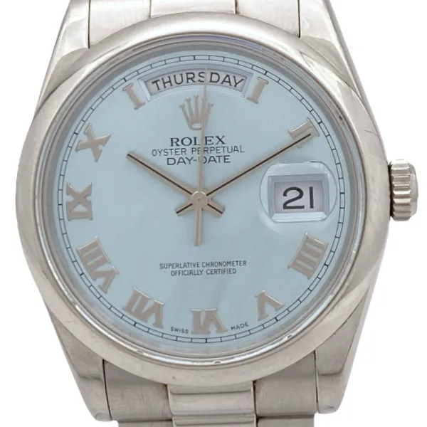 ロレックス デイデイト 118206 2BR シルバー