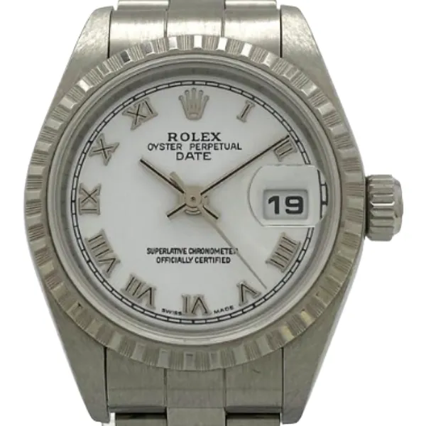 ロレックス オイスターパーペチュアルデイト 79240 ホワイト