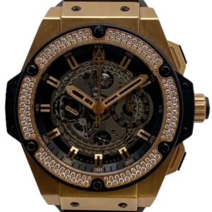 ウブロ キングパワー ウニコ キングゴールド ダイヤモンド 701.OX.0180.RX.1104