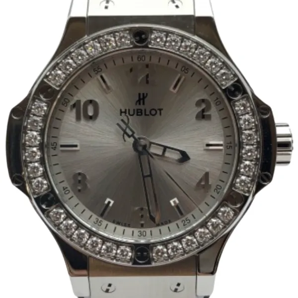 ウブロ ッグ・バン モノクローム スチール ダイヤモンド 361.SX.4310.LR.1204.JPN18