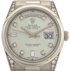 ロレックス デイデイト 118296A シルバー