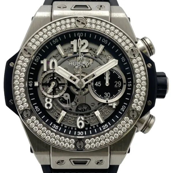 ウブロ ビッグ・バン ウニコ チタニウム ダイヤモンド 421.NX.1170.RX.1104