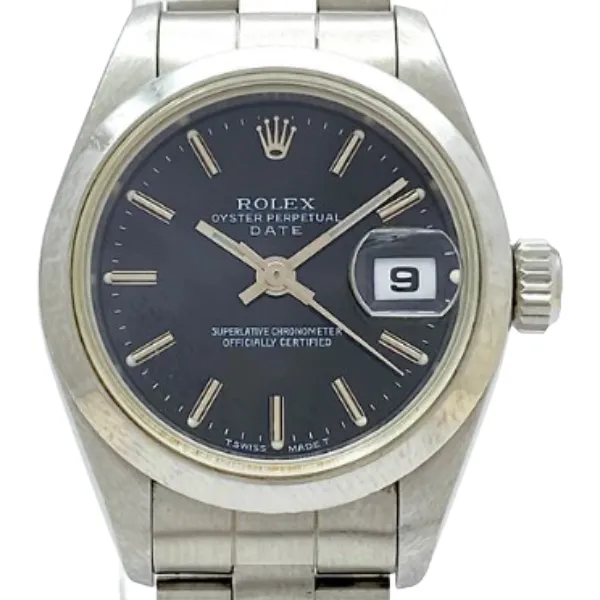 ロレックス オイスターパーペチュアルデイト 69160 ブラック