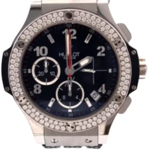 ウブロ ビッグ・バン スチール ダイヤモンド 41mm 341.SX.130.RX.114