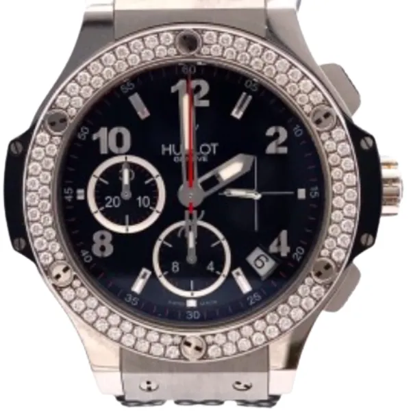 ウブロ ビッグ・バン スチール ダイヤモンド 41mm 341.SX.130.RX.114