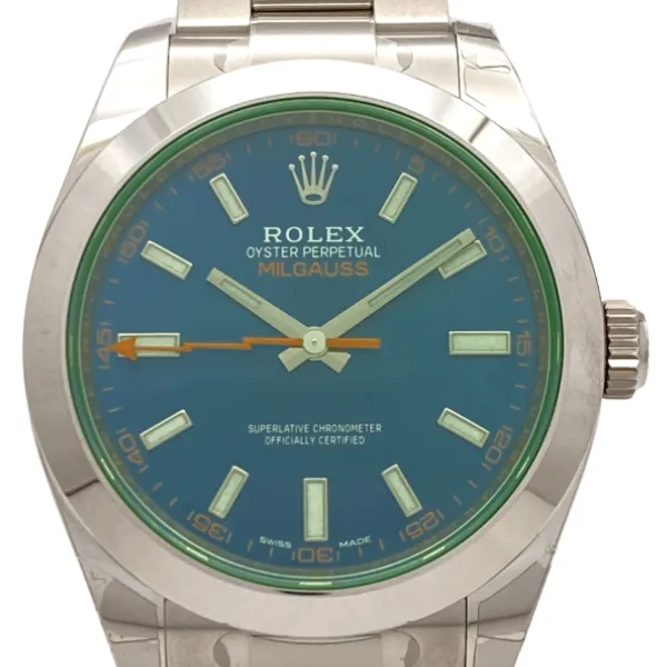 ロレックス ミルガウス 116400GV ブルー