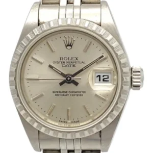 ロレックス オイスターパーペチュアルデイト 79240 シルバー