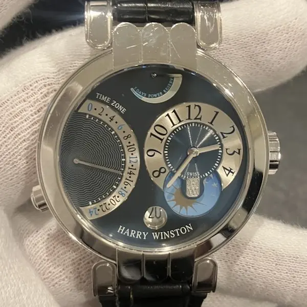 ハリー・ウィンストン　プルミエール　エキセンター　タイムゾーン