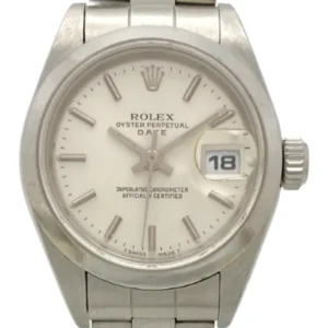 ロレックス オイスターパーペチュアルデイト 69160 シルバー