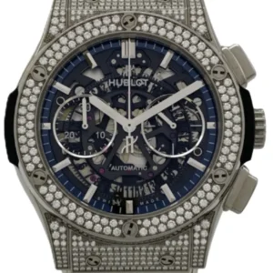 ウブロ クラシック・フュージョン アエロ・フュージョン クロノグラフ チタニウム パヴェ 525.NX.0170.LR.1704