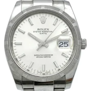 ロレックス オイスターパーペチュアルデイト 115210 シルバー