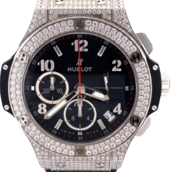 ウブロ ビッグ・バン スチール パヴェ 341.SX.130.RX.174