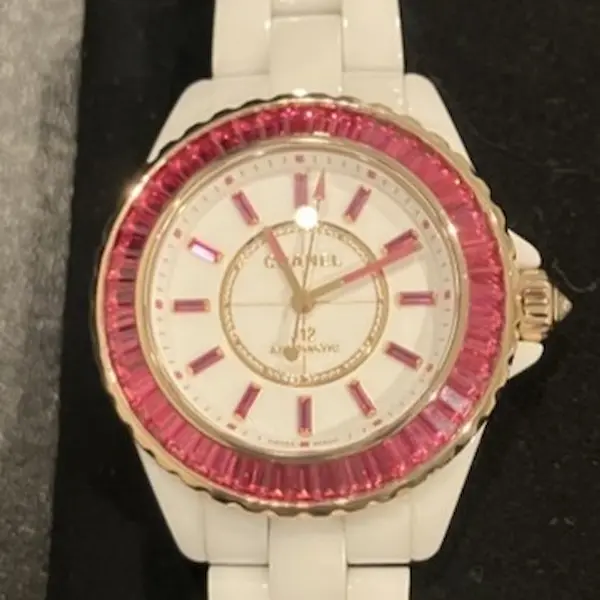 シャネル　J12　ピンク エディション　H9866