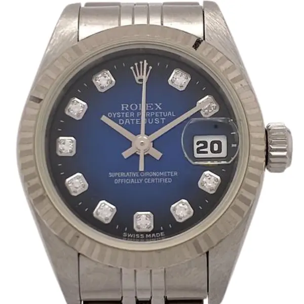 ロレックス デイトジャスト 69174G ブルー