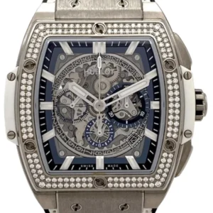 ウブロ スピリット オブ ビッグ・バン チタニウム ホワイト ダイヤモンド 日本限定モデル 601.NE.0172.LR.1104.JPN19