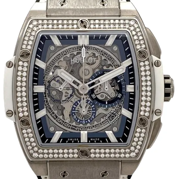 ウブロ スピリット オブ ビッグ・バン チタニウム ホワイト ダイヤモンド 日本限定モデル 601.NE.0172.LR.1104.JPN19