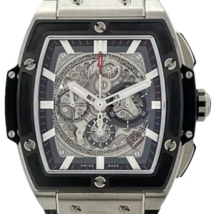 ウブロ スピリットオブビッグバン チタニウム セラミック 601.NM.0173.LR