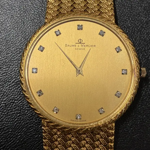 ボーム＆メルシエ　金時計