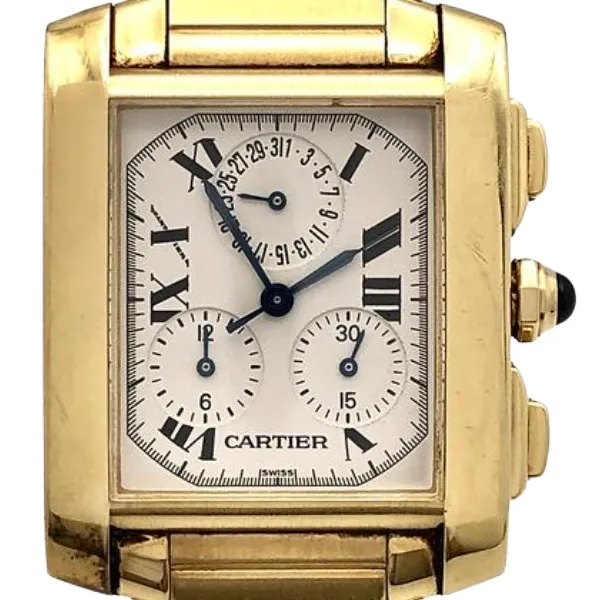 カルティエ タンクフランセーズ クロノリフレックス W50005R2
