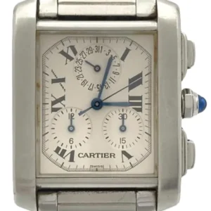 カルティエ タンクフランセーズ クロノリフレックス W51001Q3